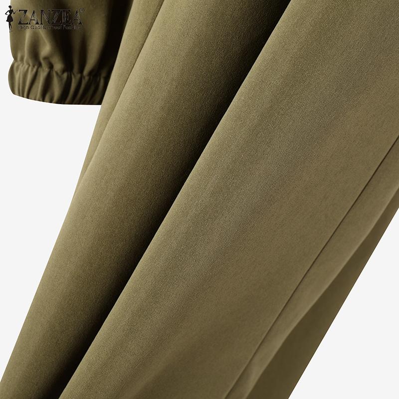 ZANZEA Женский кардиган, тонкая верхняя одежда и юбки, повседневный комплект из двух предметов