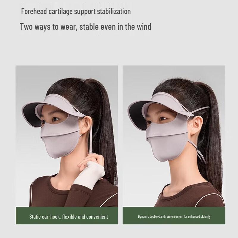 Beneunder Sun Protection Face Mask with Visor