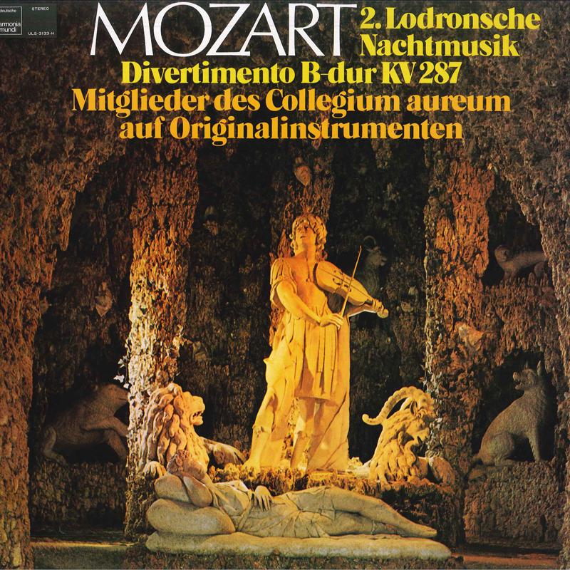Виниловая пластинка COLLEGIUM AUREUM Моцарт Дивертисмент №. 15 Bdur K ULS3133H DEUTSCHE HARMO 1979 Япония Оби Классика Б/У
