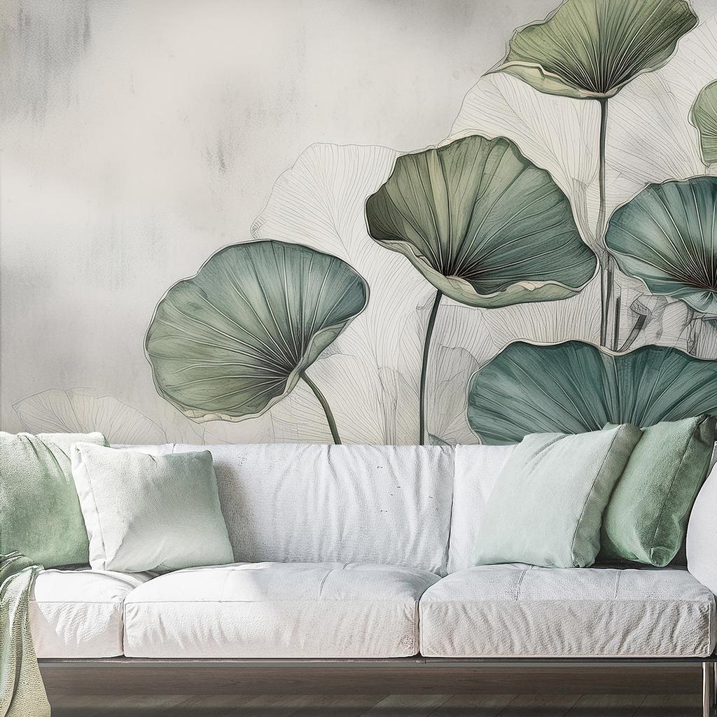 Wallpaper Green leaves