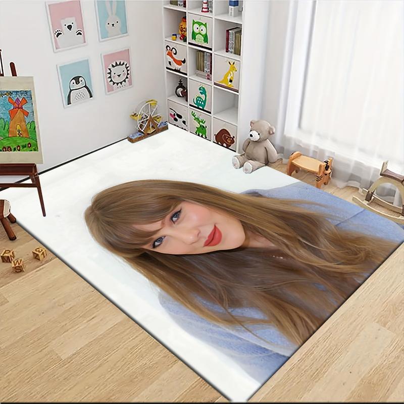 Autumnal Fashion Portrait Carpet Rug Soft Washable Antislip Home Living Room Sofa Mats Personalized Christmas Rug