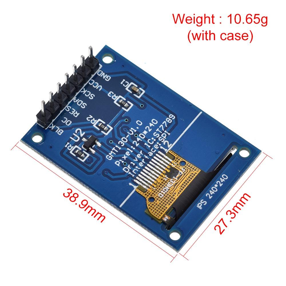 TZT TFT Дисплей 0.96 / 1.3 дюйма IPS 8P/7P SPI HD 65K Полноцветный LCD Модуль ST7735 Контроллер 80*160 (Не OLED) Для Ардуино