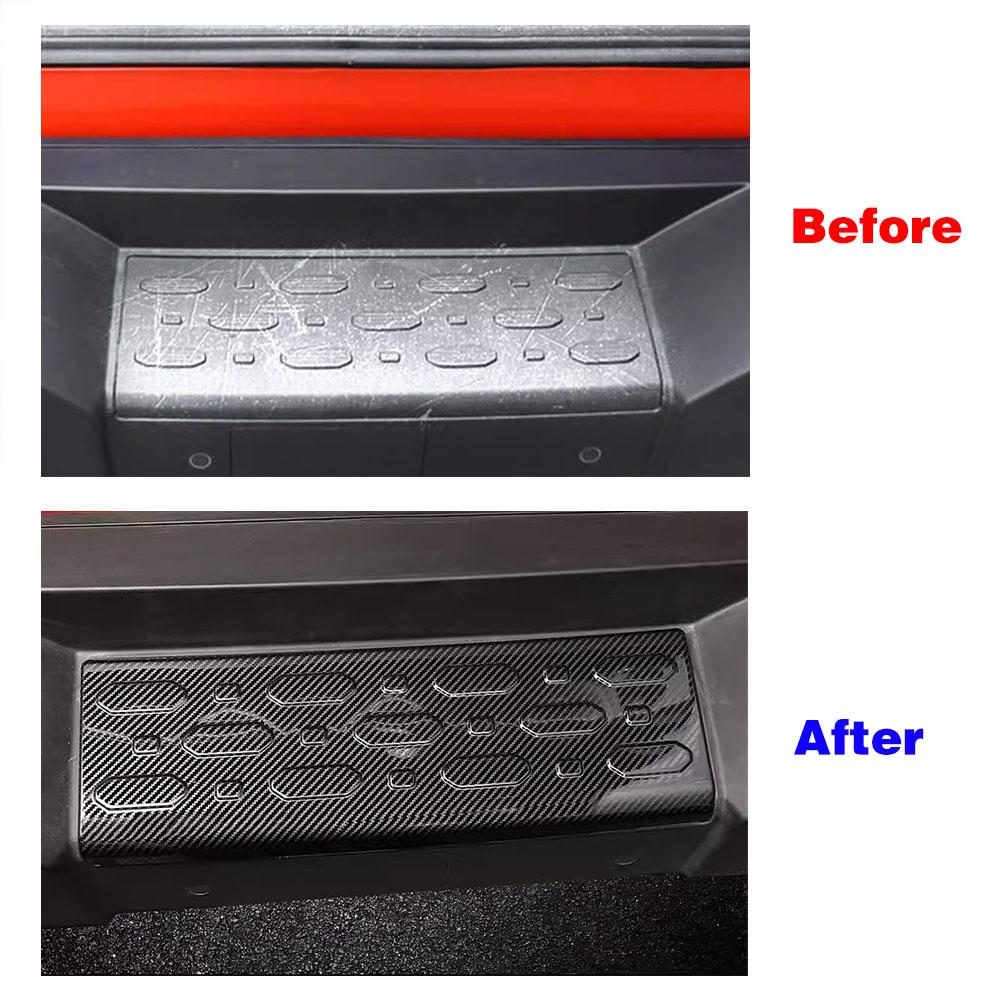 Для GWM Tank 300 2024 2024 Задний багажник порога защитная пластина из нержавеющей стали декор устойчив к царапинам