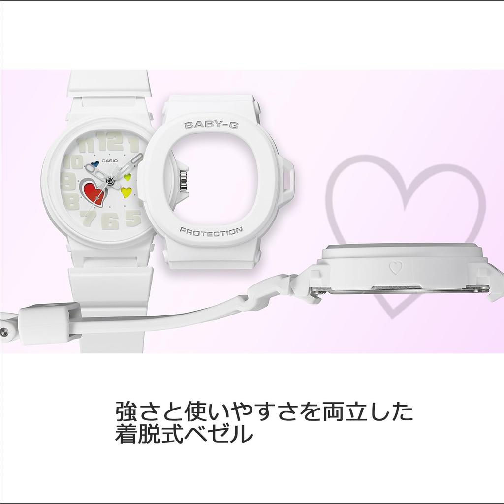 Часы Casio Baby-G, СЕРИЯ PLAYFUL HEARTS BGA-10-3AJF, Женские, Зеленые, Оригинальный японский продукт