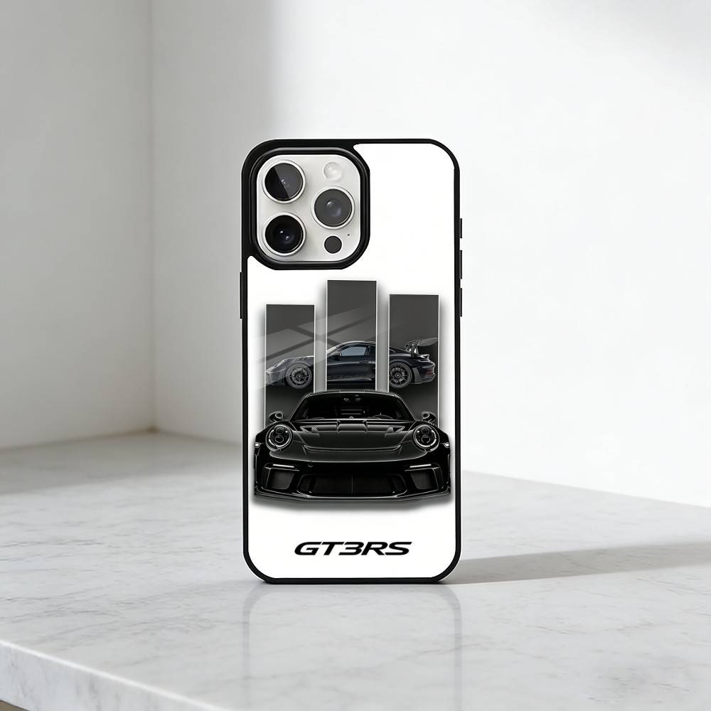 PRO-Cars GT 3-RS Топ Суперавтомобилей Чехол для Телефона Для iPhone17,16,15,14,13 Plus,Pro Max Магнитный Для Magsafe Беспроводной Зарядки