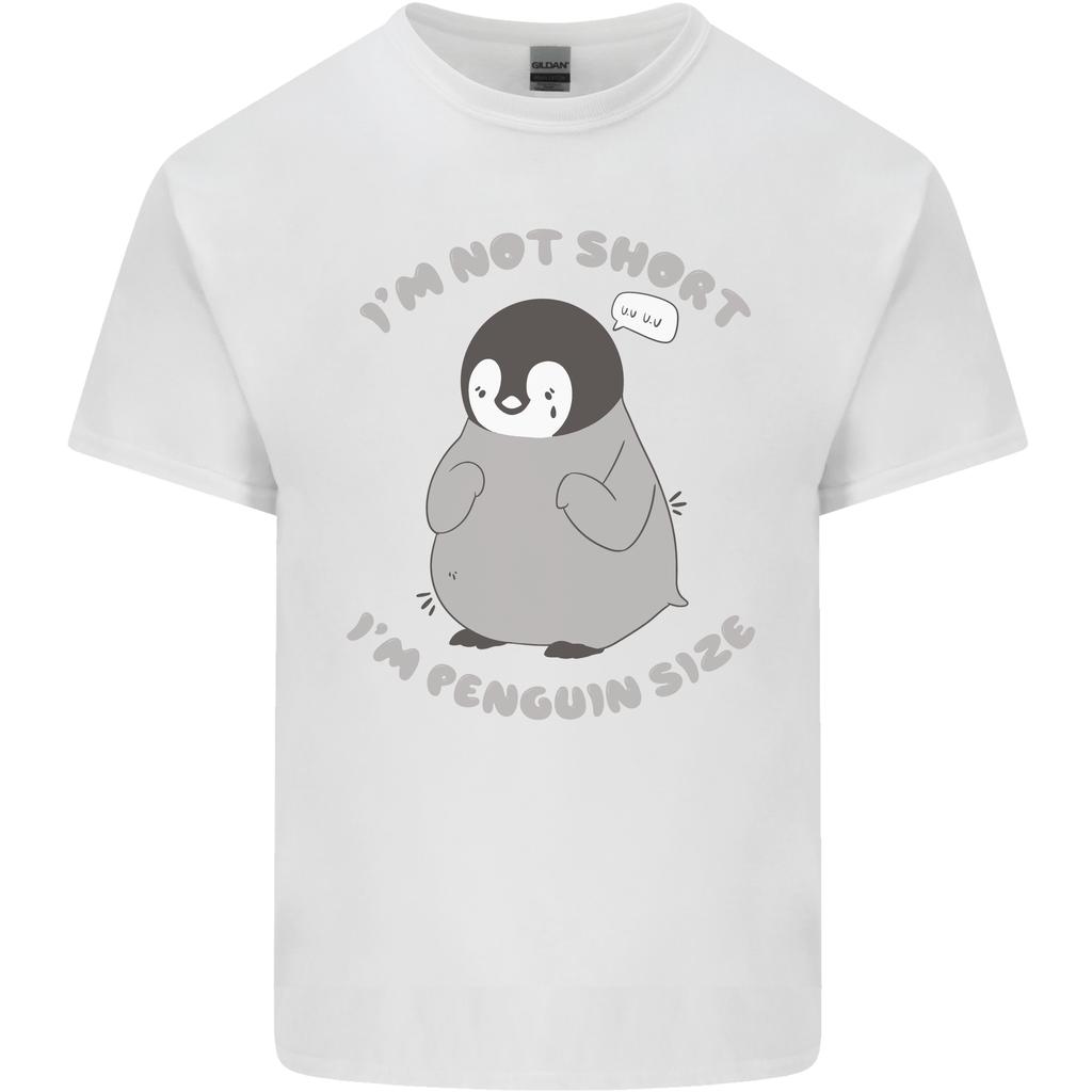 Im Not Short Im Penguine Size Funny Unisexs Light Cotton TShirt