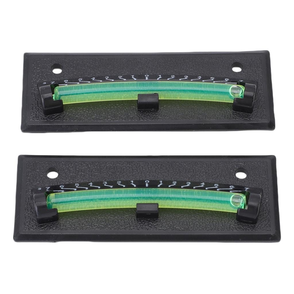2pcs RV Bubble Level Long Lasting 2 Mounting Methods Accurate RV Bubble Leveling System for Trailer