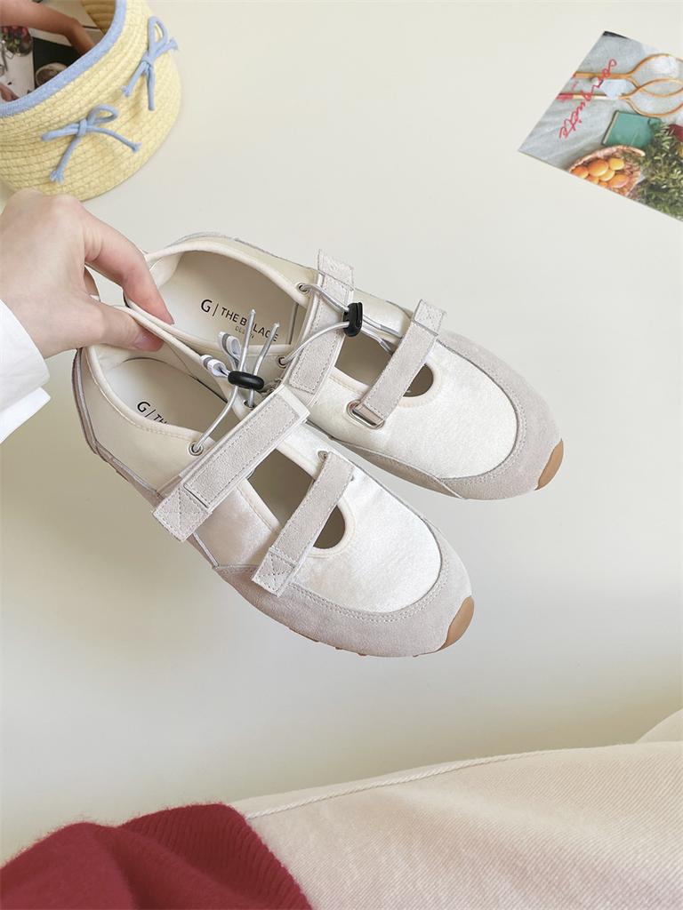 Модные балетки IPPEUM для женщин 2025 Новая мода Мэри Джейн Обувь с круглым носком Плоская подошва