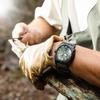 Casio Мужские цифровые кварцевые часы с будильником, водонепроницаемые до 100 м, из нержавеющей стали PRW-6900BF-1