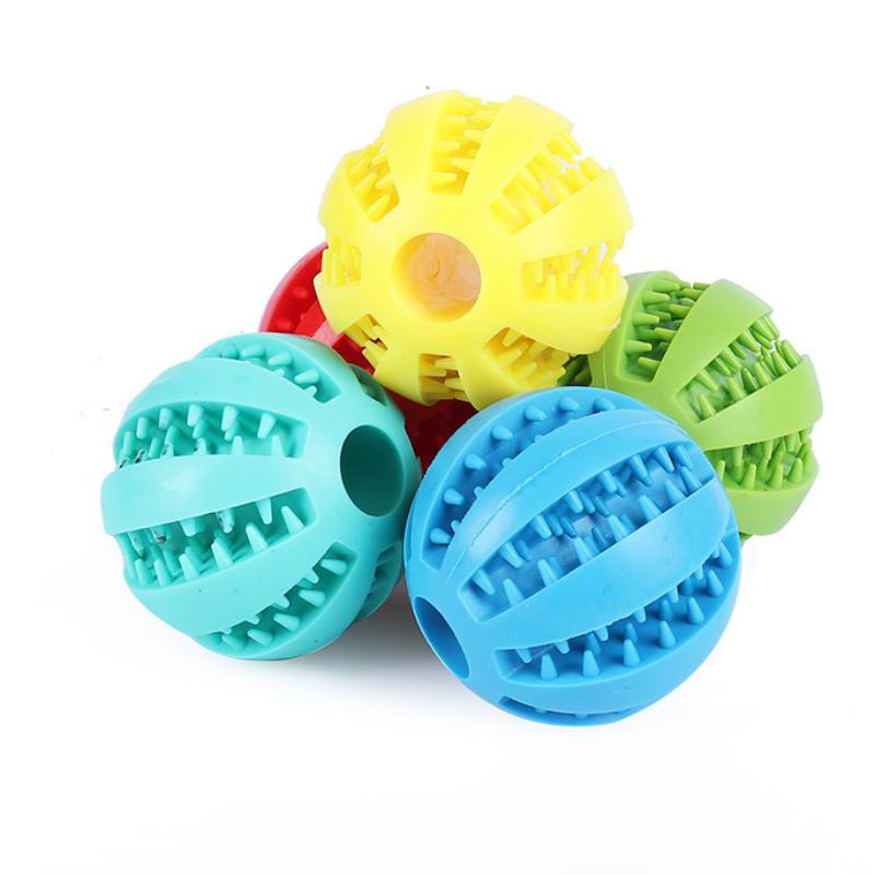 Игрушки для собак из натурального каучука, жевательные игрушки для собак, мяч для чистки зубов, сверхпрочный интерактивный эластичный мяч для товаров для домашних животных