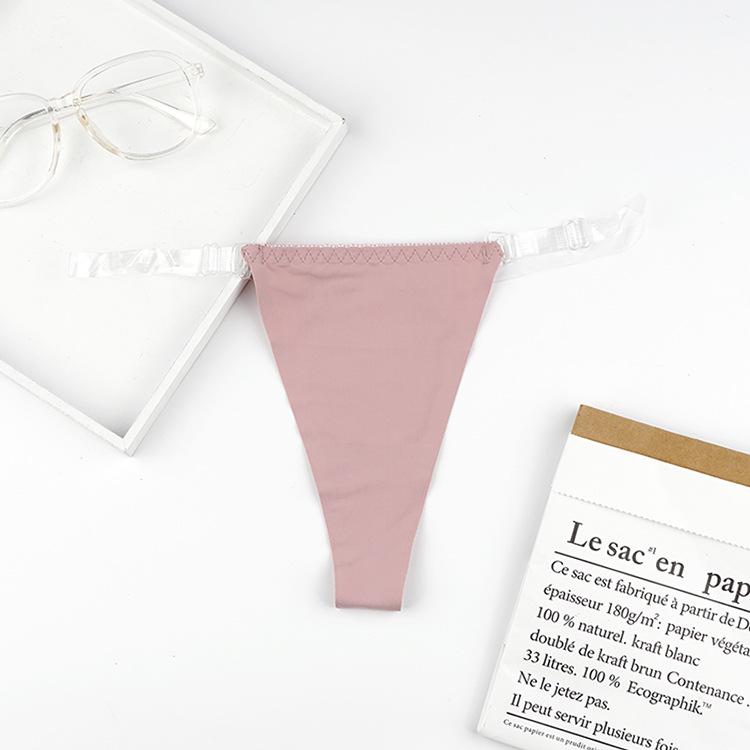 Бесшовные женские трусики из ледяного шелка с низкой посадкой - Дышащие, Не сдавливающие, Тонкий летний дизайн