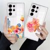 Чехол для Samsung Galaxy S26 Note 20 Ultra 10 S20 Plus S25 Edge S22 FE S21 S24 S23 Ultra Чехол для телефона Фрукты Цветы