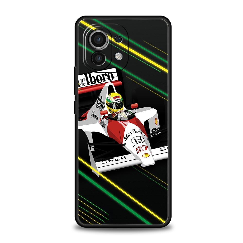 Чехол с изображением Айртона Сенны (F1) для Xiaomi Mi 15 14 Pro 13 12 11 Lite 5G 10T 11T 12T 13T 14T Poco X6 X5 X4 X3 NFC F3 F4 GT