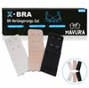 X-BRA Bra Extender Extension 1-2 Hooks Black White Beige [6 Pieces]