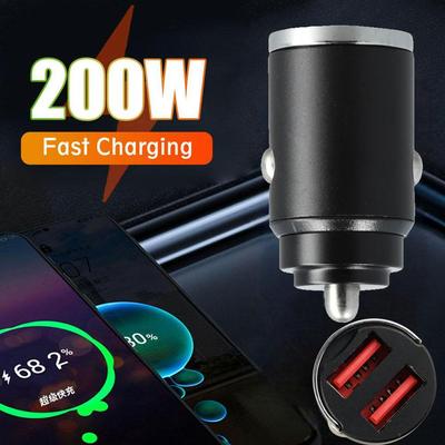 Автомобильное зарядное устройство 100 Вт прикуриватель PD быстрая зарядка USB Type C адаптер для зарядки телефона в автомобиль для iPhone 15 14 13