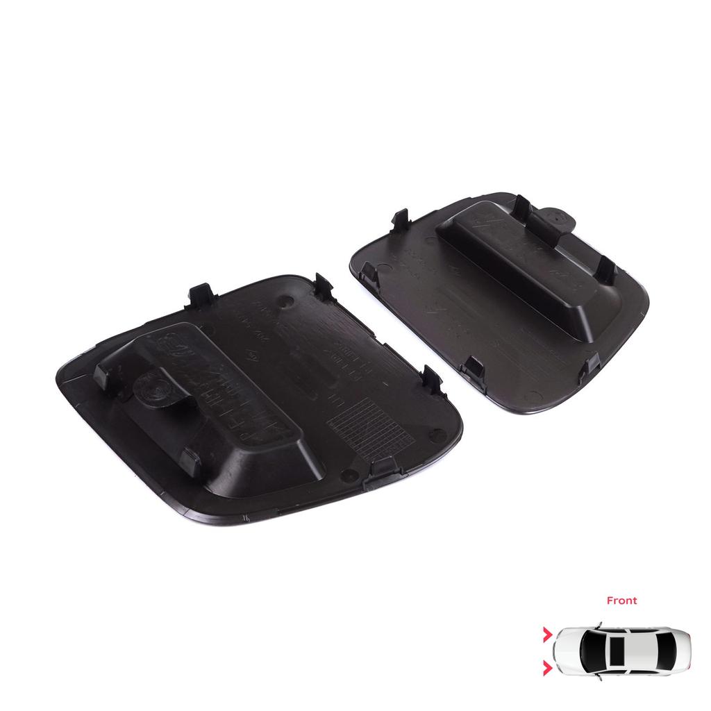 ESP1195 Front Bumper Tow Bar Hook Eye Cover Set Black for Renault Dacia Duster MK2 HM 2017-2023 511804555R