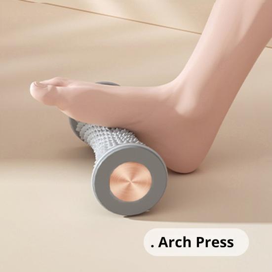 Массажер для ног, ролик для облегчения подошвенного фасциита, износостойкий, приятный для кожи, портативный ролик для ног, инструмент для точечного массажа глубоких тканей