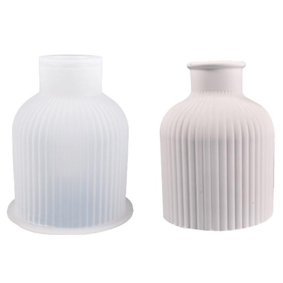 Прочные силиконовые изделия ручной работы, полупрозрачный цветочный горшок, орнамент, цементная гипсовая форма, товары для дома, форма для вазы