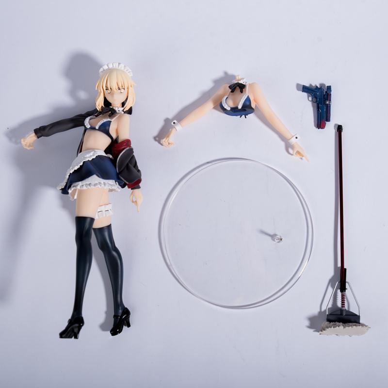 24СМ Аниме Фигурка Fate/Grand Order Сэйбер Алтрия Пендрагон Купальник Горничная Вер ПВХ Фигурка Действия Коллекционная Модель Игрушки Фигурка