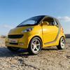 1:32 Мини-модель автомобиля Mercedes Benz Smart из сплава, литая металлическая модель, украшение для дома, настольный дисплей, высокодетализированные миниатюры