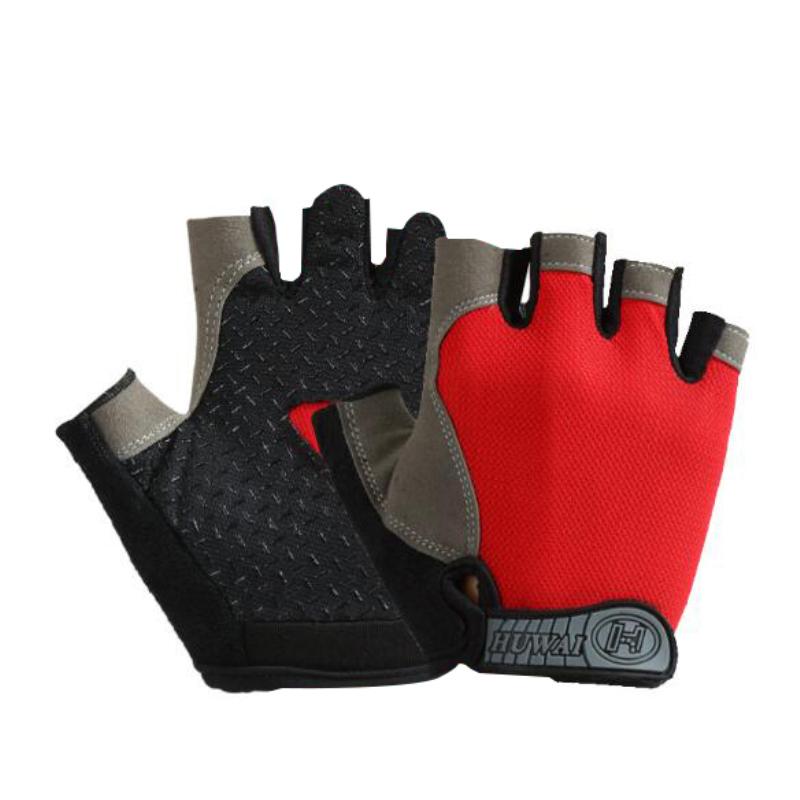 Half Finger Cycling Gloves Men Women Anti Slip Shock Breathable Summer Bicycle Gloves Fingerless Sports Gym Training Bike Gloves