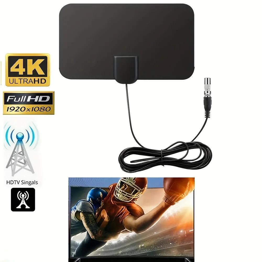4K 1080p для Smart TV Антенна Smart TV Антенна цифрового телевидения 2025 Последняя портативная антенна HD Комнатная поддержка