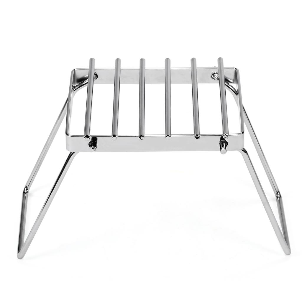 Многофункциональный складной гриль для костра, портативный гриль из нержавеющей стали для кемпинга, решетка для газовой плиты, подставка