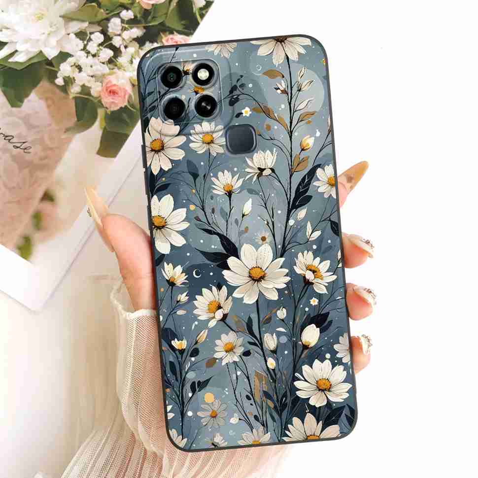 For Infinix Smart 6 2021 Case X6511 Cute Cat Butterfly Cover Silicone Soft Phone Cases For Infinix Smart 6 Smart6 Back Cover
