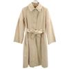 FOXEY Made In Japan Silk Long Coat F Beige Women Used