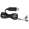 Кабель-адаптер USB на COM или TTL, Совершенно новый, 1 метр, Легкий для удобной переноски, Провода разного цвета, Загрузка, с