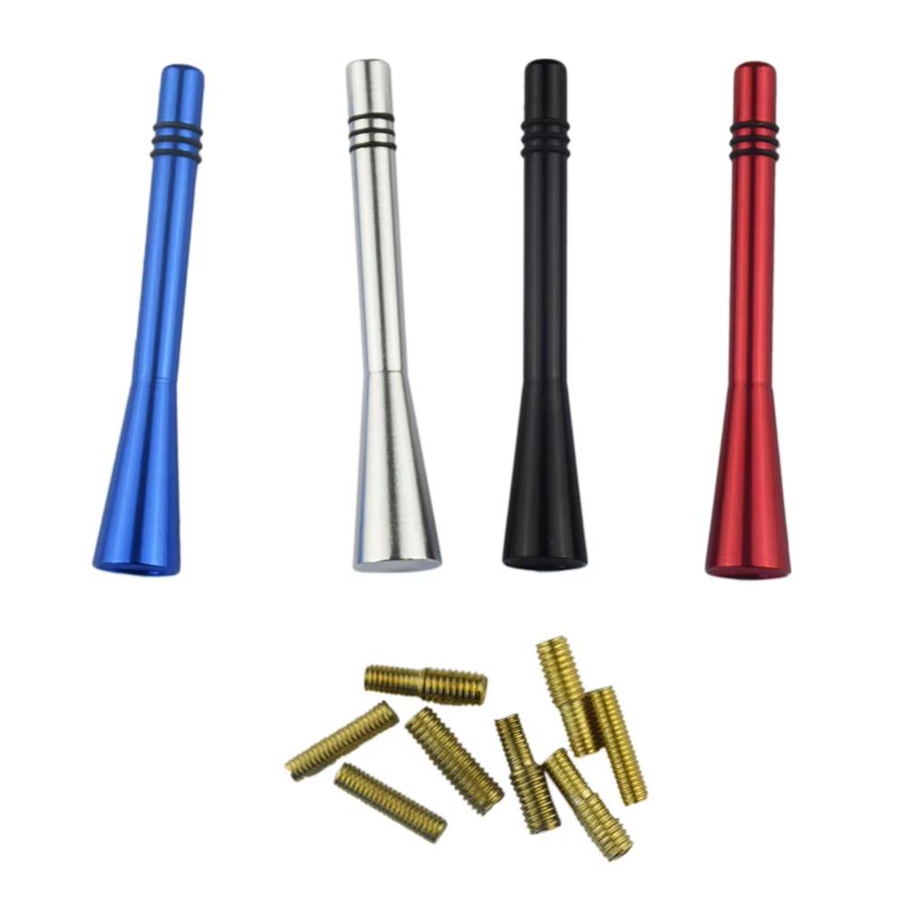 Полезная алюминиевая автомобильная радиоантенна на крышу, короткий антенный стикер для сигнала, универсальные автоаксессуары