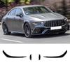 Front Bumper Spoiler For Mercedes Benz CLA45 AMG C118 2020 2021 Glossy Black Bumper Spoilers