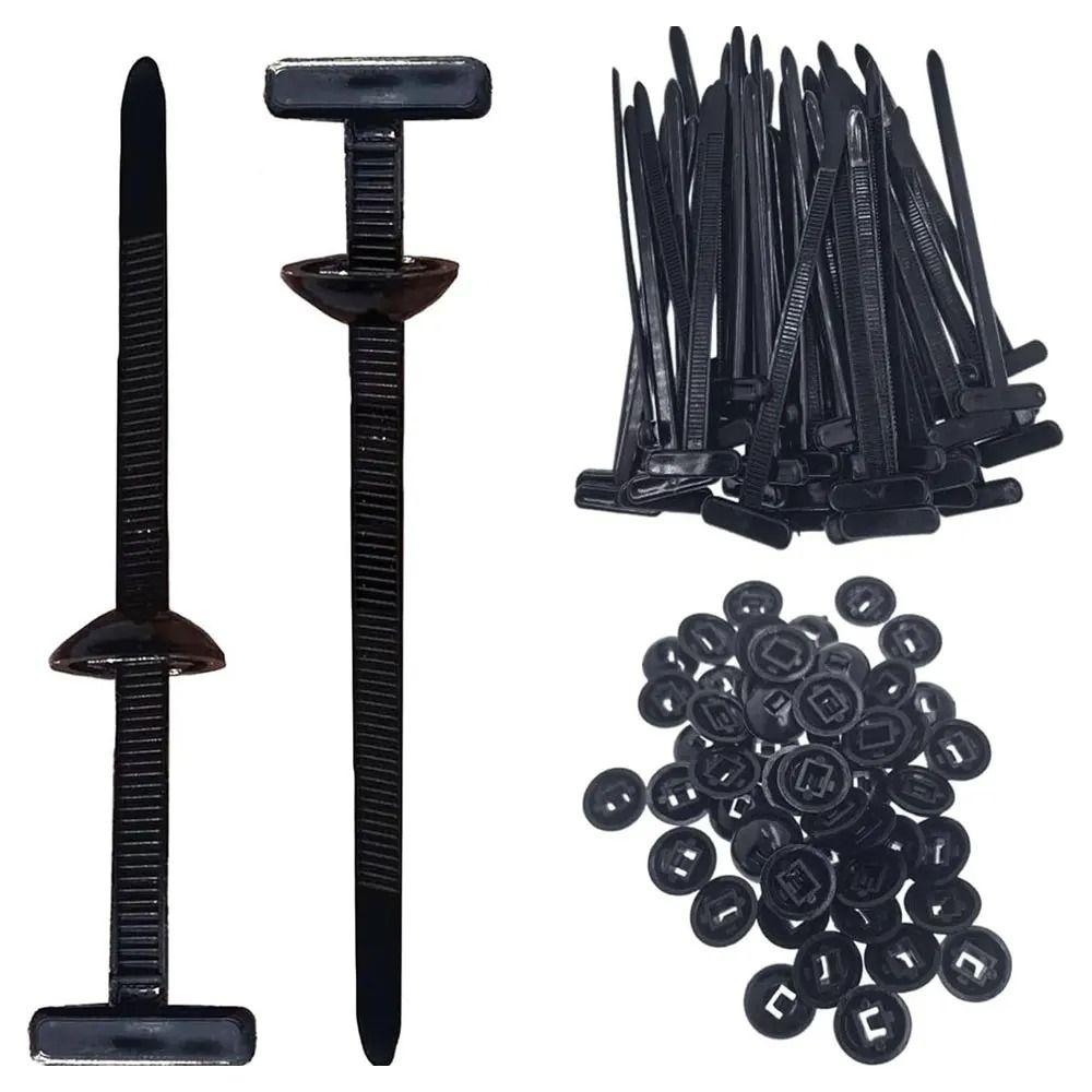 20/50/100Pcs Heavy Duty Nylon Universal Cable Tie Buckle Car Instrument Zip Ties Workshop Use