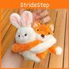 Rabbit Monkey Cute Fox Dog Penguin Cartoon Animal Pair Plush Pendant Toy