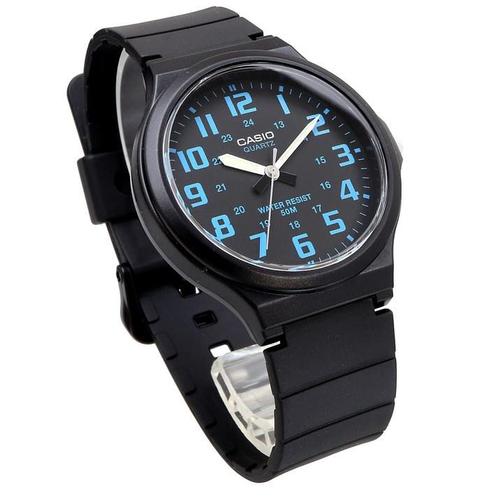 [Casio] Standard Analog Quartz Watch MW-240-2BV Men's Black & Blue