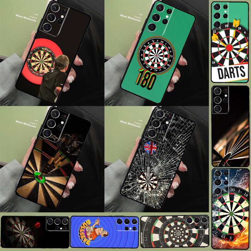 Darts Phone Case For Samsung Galaxy S25 Ultra S9 S10 S20 S22 S21 Plus S23 FE S24 Ultra Full Cover
