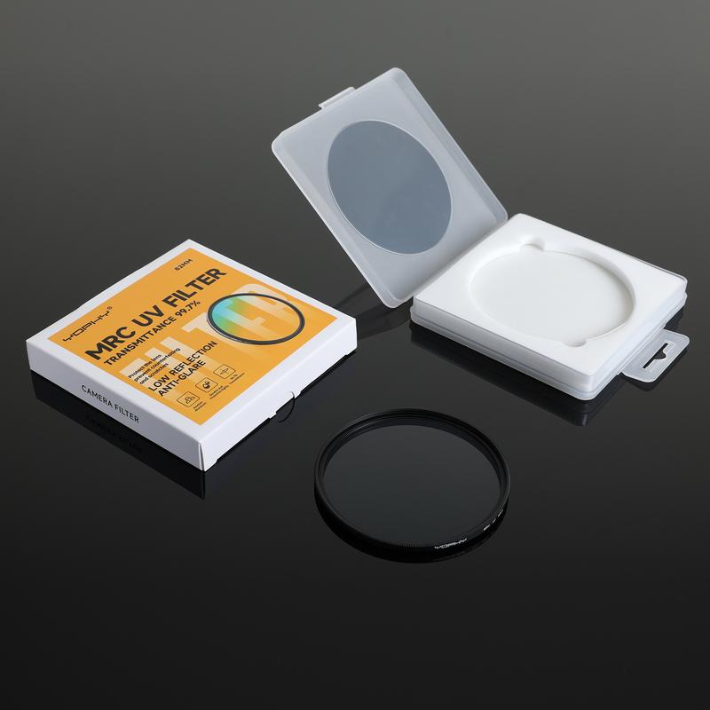 YOPHY Защитный УФ-фильтр Ультратонкий С Многослойным Покрытием Фильтр для Объектива с Защитой от Ультрафиолета 37/40.5/43/49/52/55/58/62/67/72/77/82мм