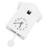Bird House Wall Clock Bird Voice Call Nordic Style Bird House Pendulum Wall Hanging Clock for Office Bedroom Living Room