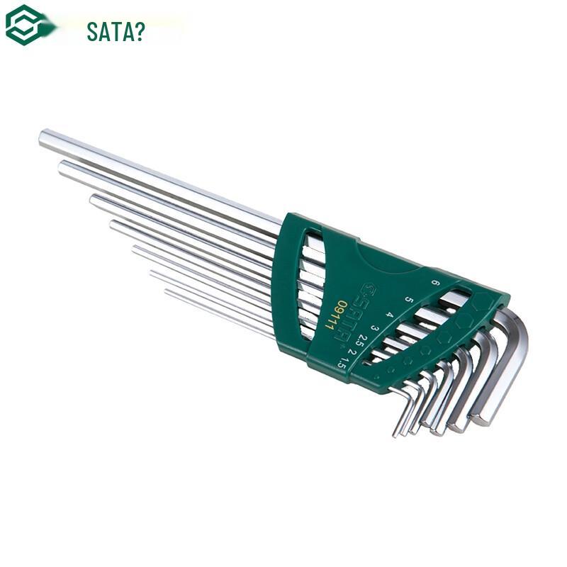 Набор из 7 extra-длинных шестигранных ключей SATA