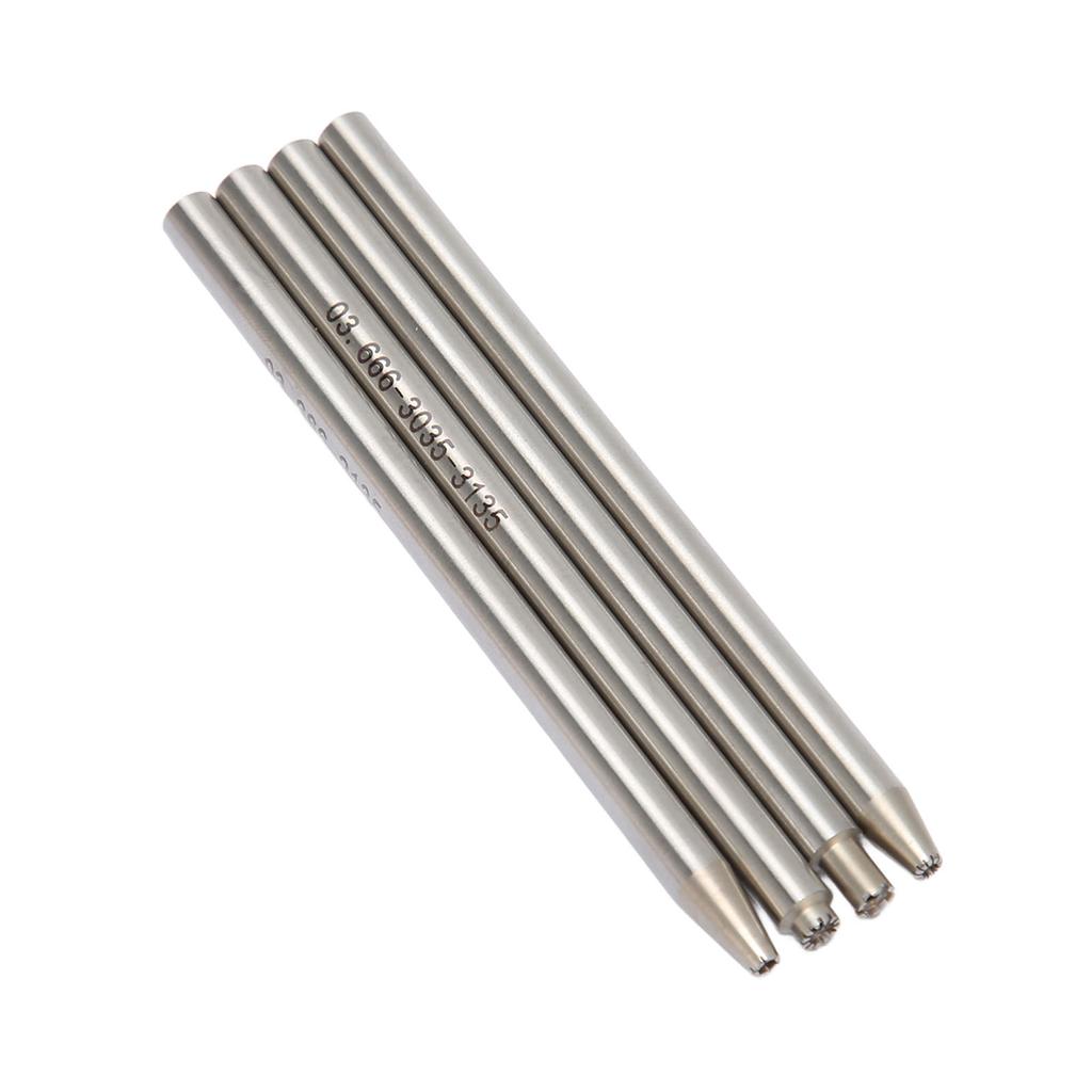 4pcs Oscillating Rotor Weight Axle Punch Set Stainless Steel Watch Movement Repair Tools with Magnetic