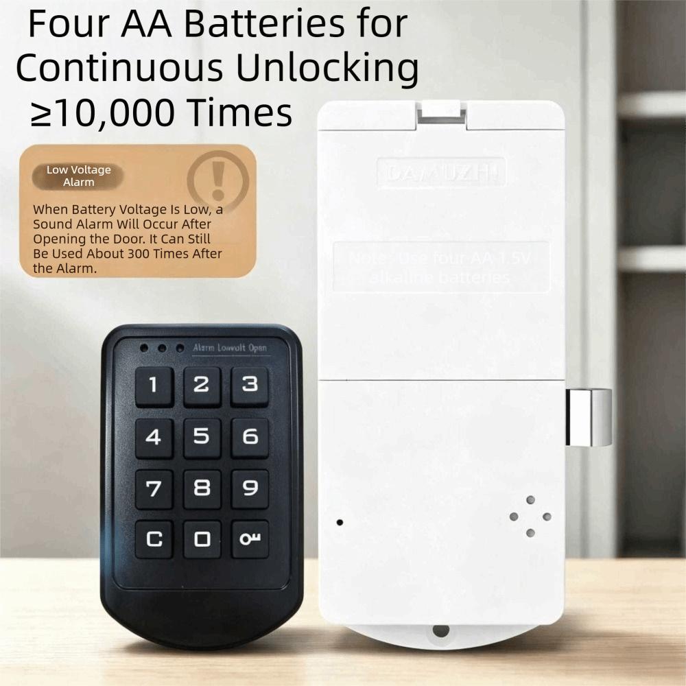 Battery Operated Digital Cabinet Lock Keyless Multi-function Cabinet Lock Drawer Security