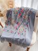 Модный шарф Зимний толстый дорожный платок-шаль Обёртывание Головной платок Женский Роскошная вышивка Цветы Теплый шейный платок Пончо Пашмина Буфанда