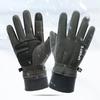 Outdoor Gloves Men's Winter Plus Velvet Thickened Warm Touch Screen Non Slip Cycling Biking Double Sided Fleece Gloves