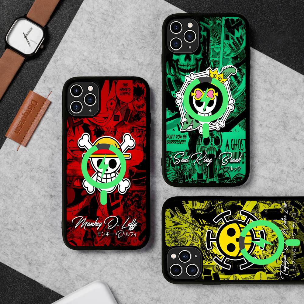 O-one-PpieceS Logo Phone Case For IPhone 17 16 13 14 15 11 12 Pro Max Plus For Magsafe Magnetic Shell