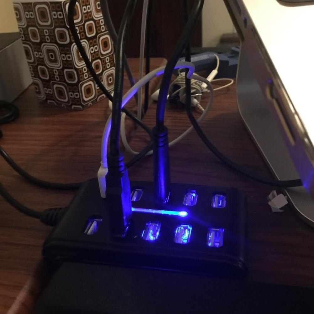 Исключительный 10-портовый высокоскоростной удлинительный кабель USB 2.0 с двухрядным концентратором-адаптером для ноутбука и ПК