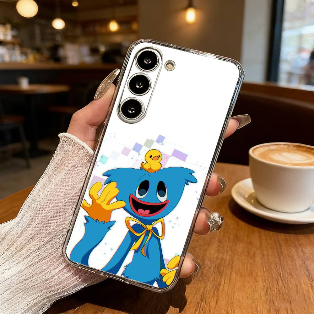 Чехол для телефона H-huggy W-Wuggy для Samsung S25,S24,S21,S22,S23,S30,Ultra,S20,Plus,Fe,Lite Прозрачный чехол