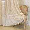 1 шт. LOZUJOJU 40-70% затемняющие современные роскошные европейские ажурные жаккардовые шторы доступны в нескольких цветах для гостиной спальни домашнего декора