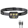 Lightweight Fishing LED Headlamp Rechargeable Headlight Support White/Warm Yellow/Red Three Light Colors Waterproof Lamp