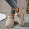 Fashion Snow Boots Women's Short Tube Thickened Outdoors Cotton Shoes Non-slip Winter New Shoes Fashion Women's Shoes 2024 Boots
