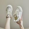Низкие повседневные кроссовки для женщин на платформе, весна-осень 2025 года, новые парусиновые туфли с дизайном dopamine, легкая спортивная обувь